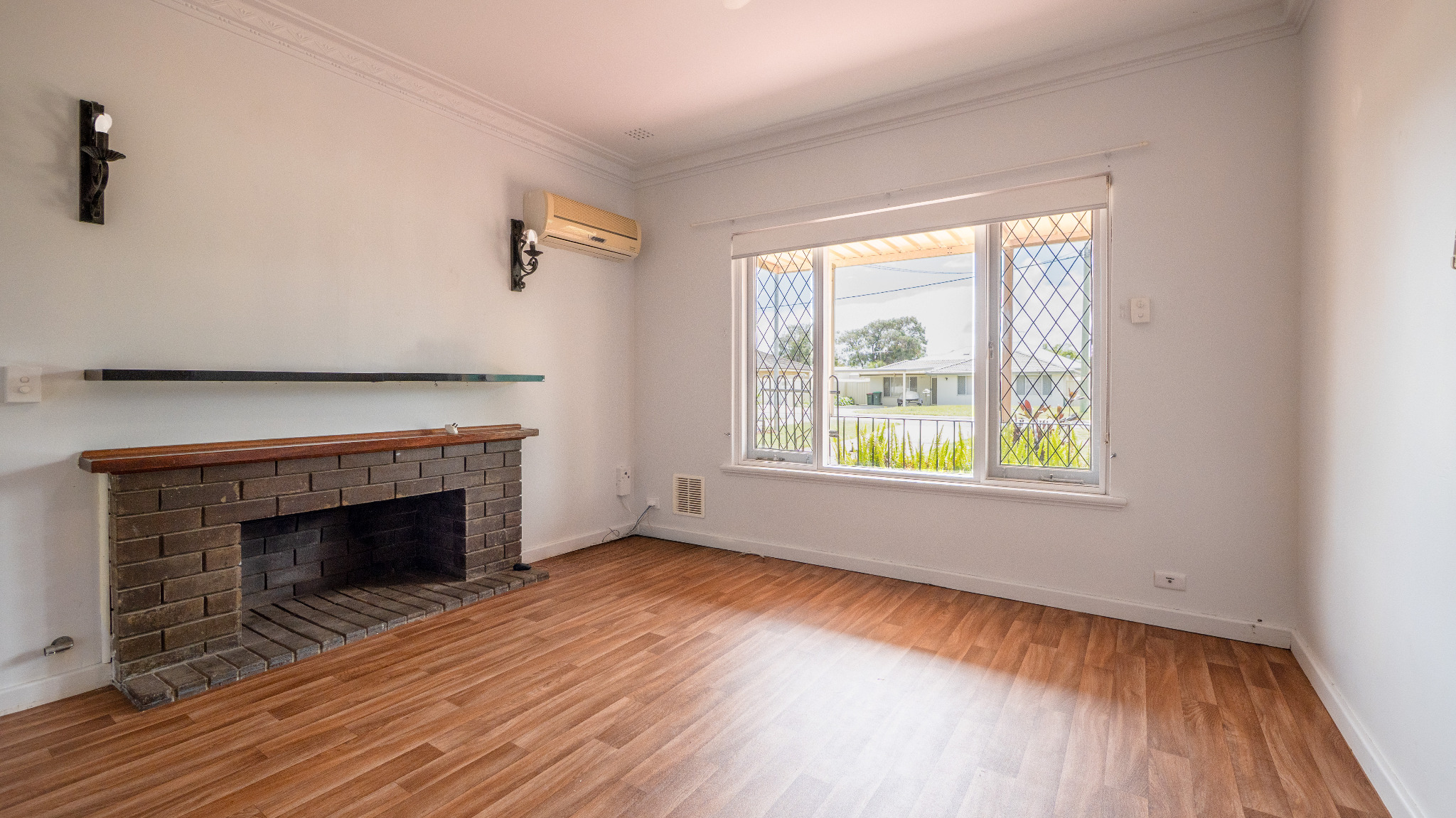 Original empty living room